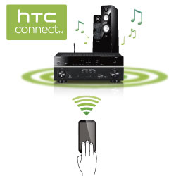 Amplituner RX-A2040 funkcja HTC Connect