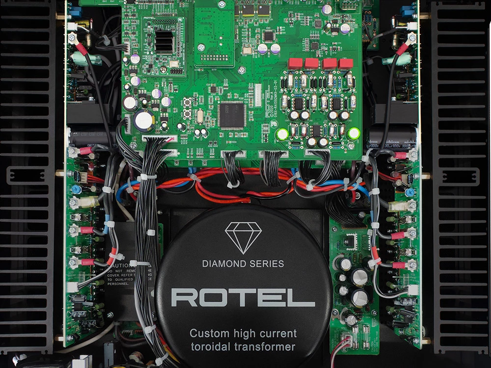 ROTEL RA-6000 - Przetwornik C/A Texas Instruments