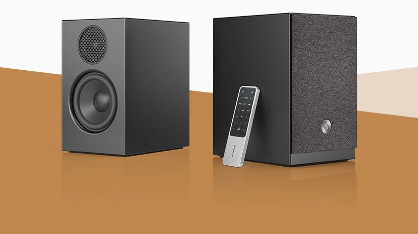 Zestaw stereo składający się z kolumn Audio Pro zapewnia lepszą jakość dźwięku niż soundbary