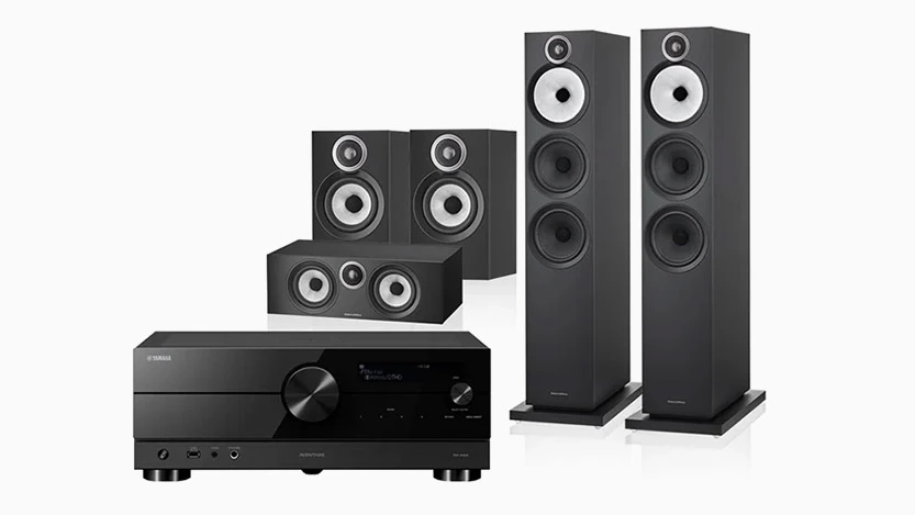 Yamaha RX-A2A + Bowers & Wilkins 603 S3 + 607 S3 + HTM6 S3