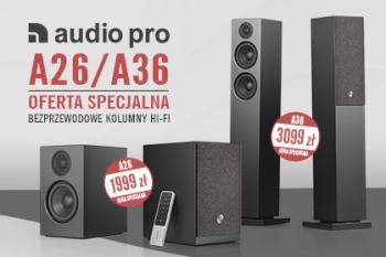 Audio Pro A26 i A36 – wszechstronne głośniki aktywne teraz w niższych cenach