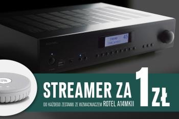 Kup system stereo ze wzmacniaczem Rotel A14 MKII i odbierz streamer Audio Pro za złotówkę