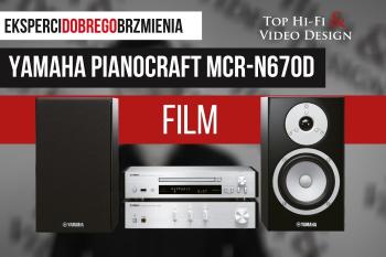 Yamaha PianoCraft MCR-N670D - mini wieża klasy Hi-Fi [WIDEO]