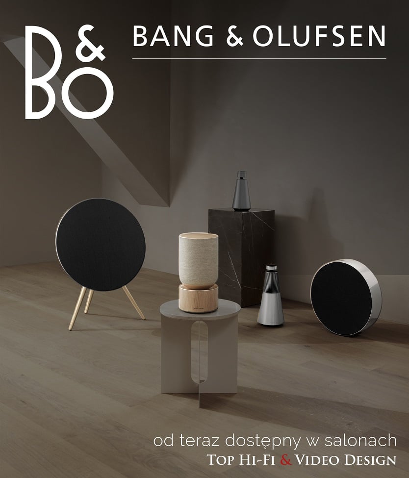 Produkty Bang & Olufsen dostępne w salonach Top Hi-Fi & Video Design