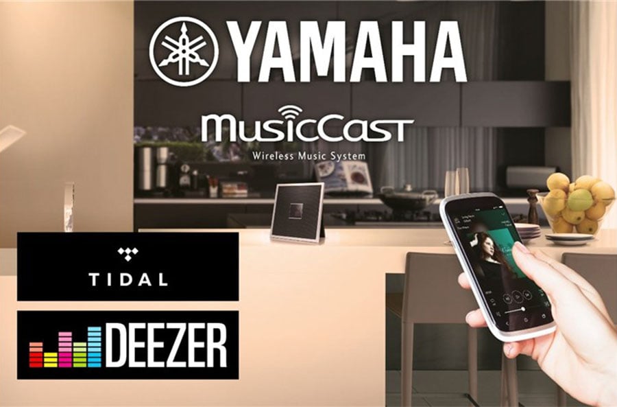 Yamaha wzbogaca system multi-room MusicCast o obsługę serwisów strumieniowych Tidal i Deezer