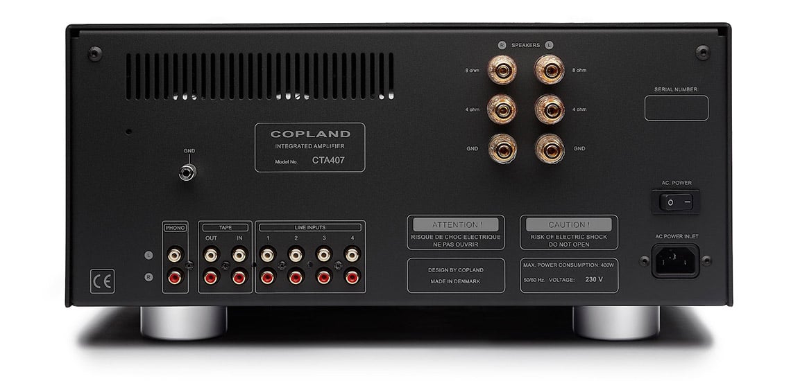 Copland CTA407 – lampowy wzmacniacz zintegrowany