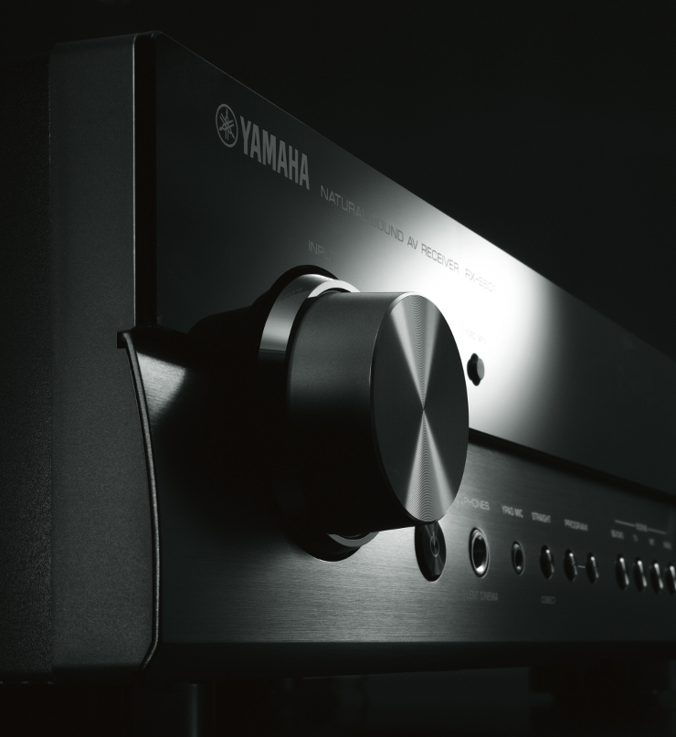 Sieciowy amplituner AV typu slim z systemem MusicCast i DAB/DAB+ Yamaha RX-S601D