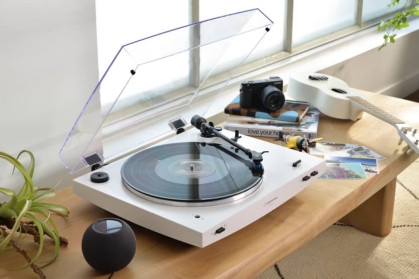 Wbudowany przedwzmacniacz gramofonowy jest często spotykany w modelach popularnych